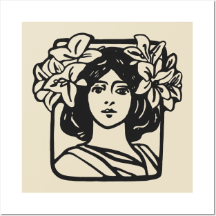 Flora - Goddess of Flowers Posters and Art